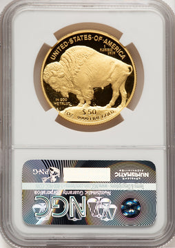 2010-W $50 One-Ounce Gold Buffalo .9999 Fine Gold NGC PF70 (777889004)