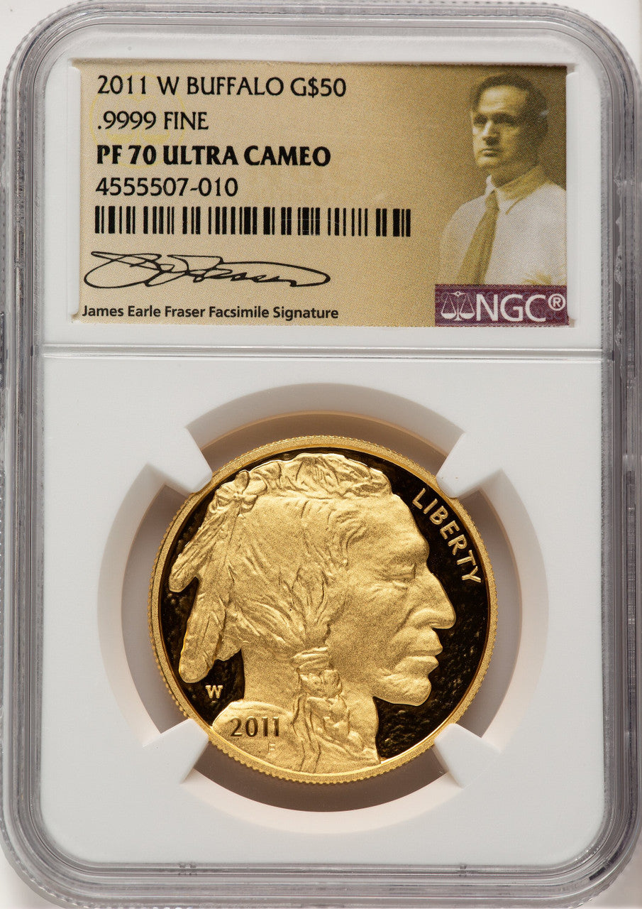 2011-W $50 One-Ounce Gold Buffalo NGC PF70 (777889005)