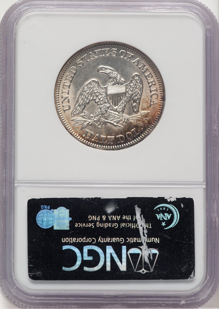 1854 50C Arrows Seated Half Dollar NGC MS65