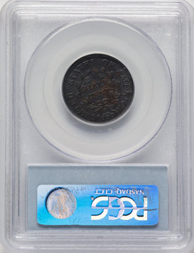 1804 1/2 C Crosslet 4 Stems BN Half Cent PCGS MS62