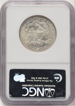 1874 50C Arrows Seated Half Dollar NGC MS65