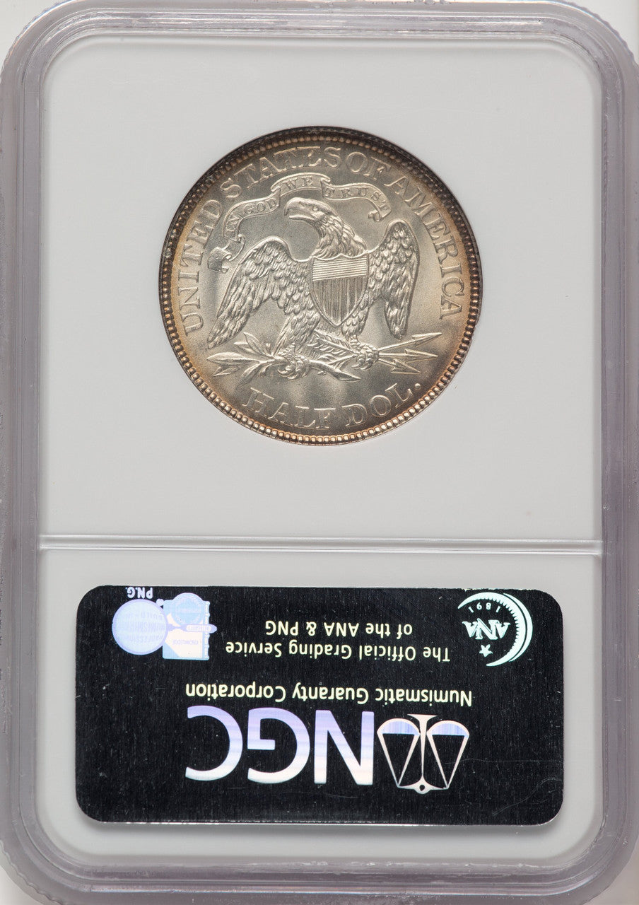 1872 50C Seated Half Dollar NGC MS66