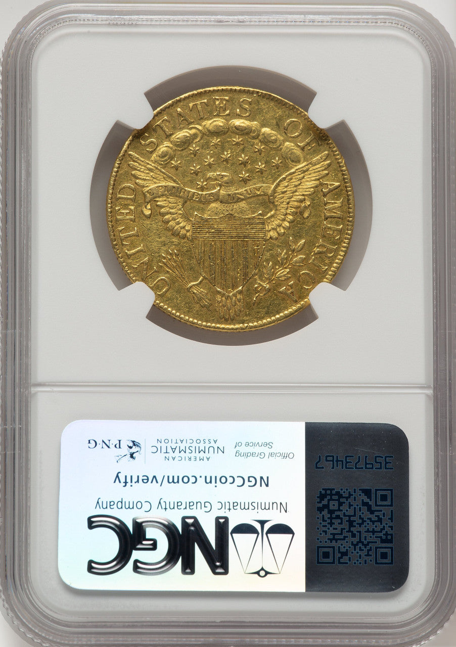 1801 $10 Early Eagle NGC AU55