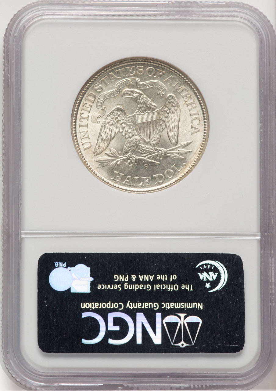 1868-S 50C Seated Half Dollar NGC MS65