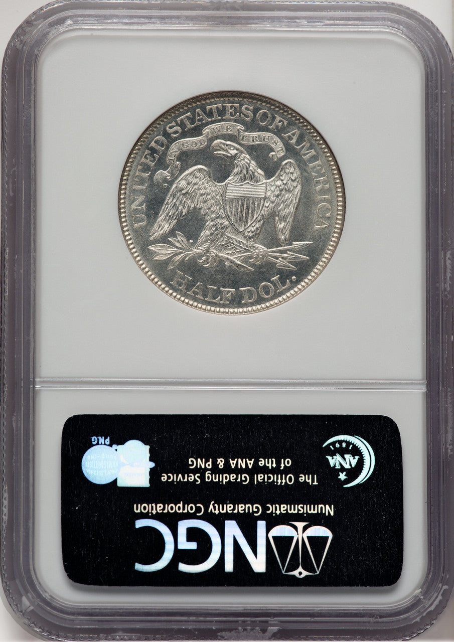 1890 50C PL Seated Half Dollar NGC MS67