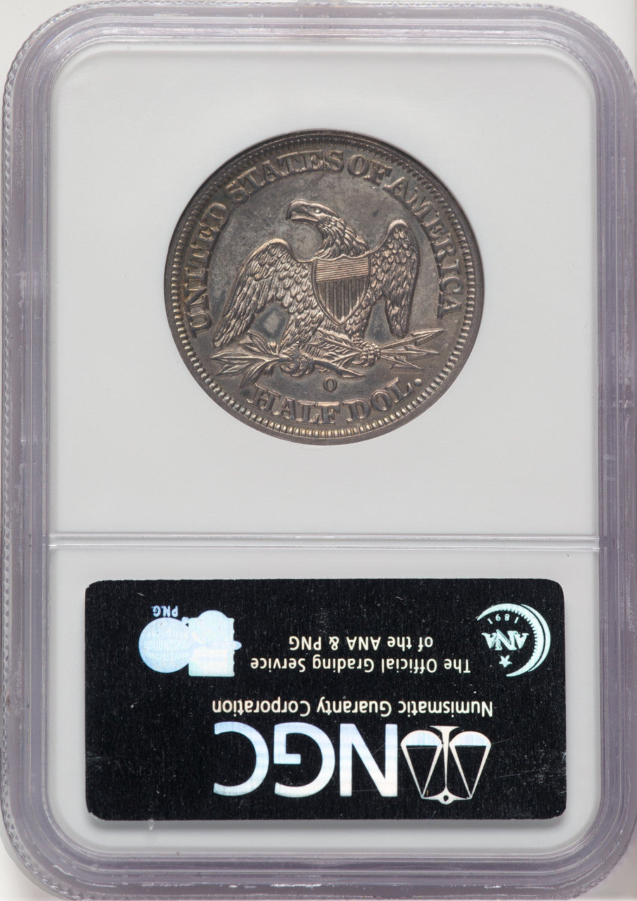 1857-O 50C Seated Half Dollar NGC MS65