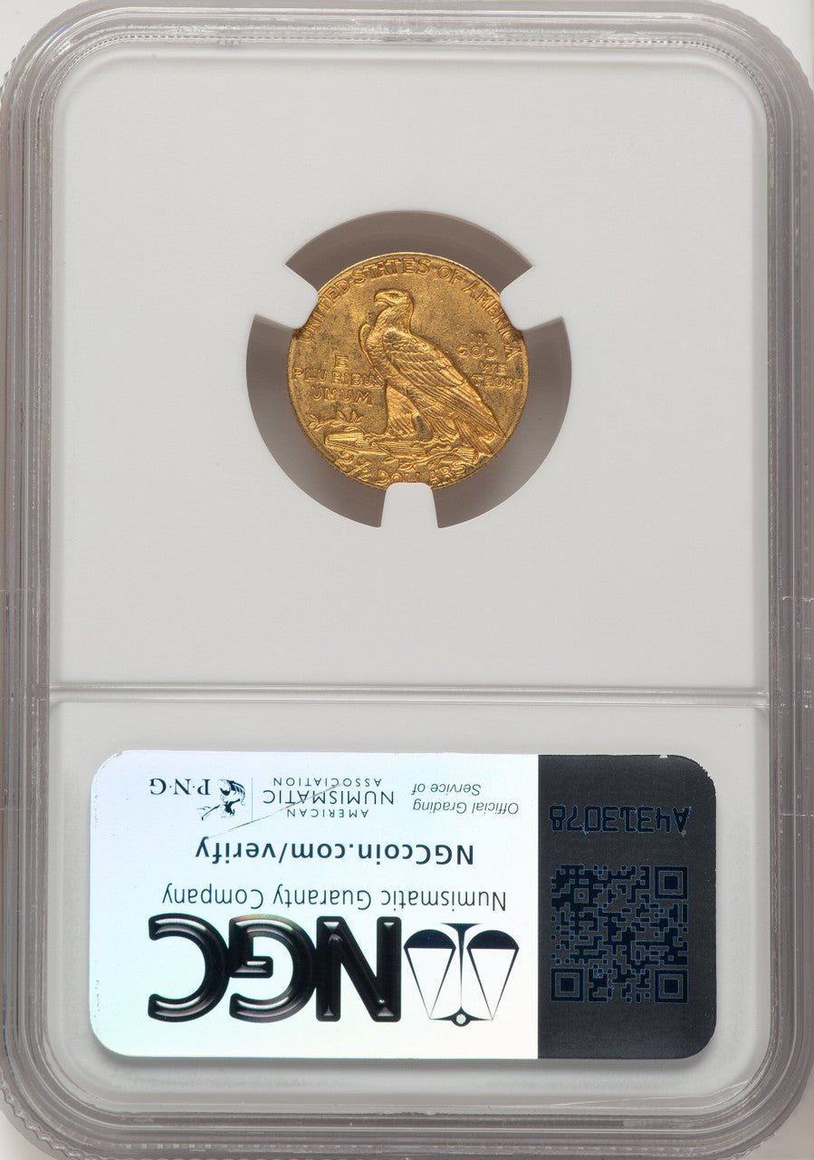 1910 $2.50 Indian Quarter Eagle NGC MS64 (776661066)