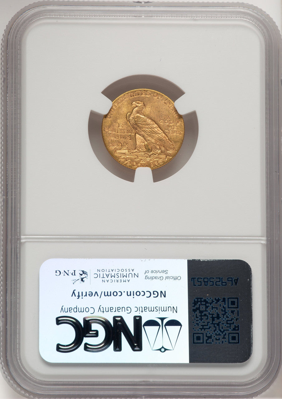 1915 $2.50 Indian Quarter Eagle NGC MS64 (776444026)