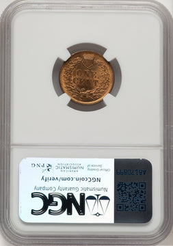 1874 1C RB Indian Cent NGC MS65 (776679016)