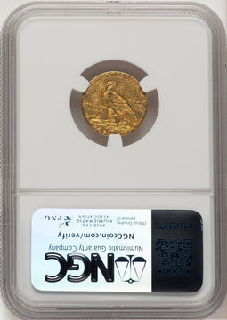 1909 $2.50 Indian Quarter Eagle NGC MS62 (776662015)