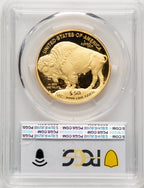 2011-W $50 One-Ounce Gold Buffalo Blue Gradient PCGS PR70