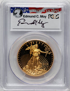 2013-W $50 One-Ounce Gold Eagle First Strike Moy Signature FS PCGS PR70 Ed Moy (521152001)