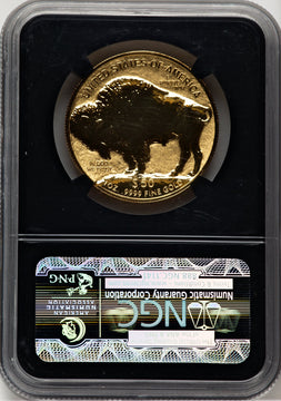 2013-W $50 One-Ounce Gold Buffalo Reverse Proof 100th Anniversary Black Label NGC PF70