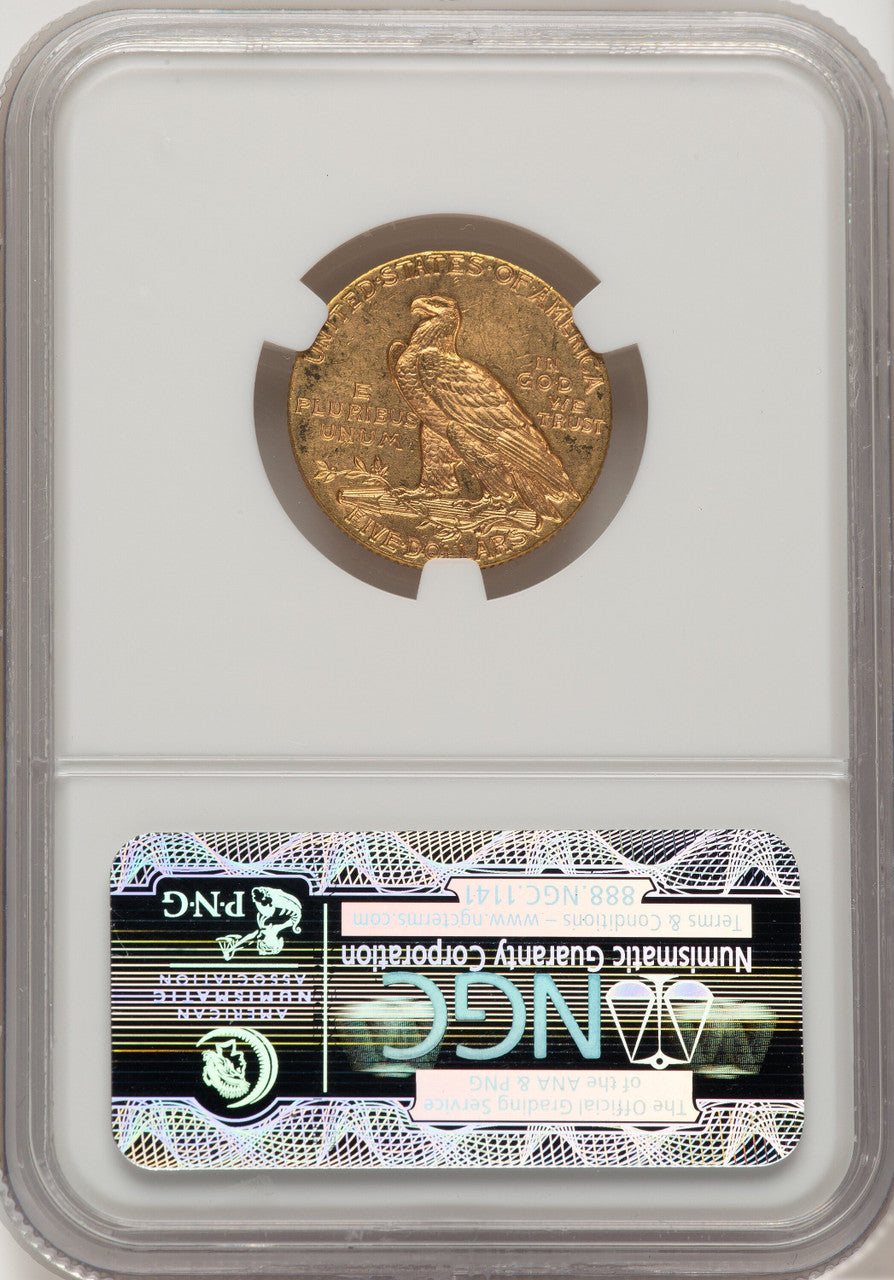 1909 $5 Indian Half Eagle NGC MS63 (778029004)