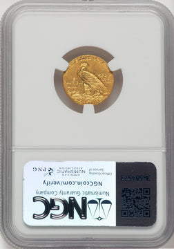 1911-D $2.50 CAC Indian Quarter Eagle NGC MS61