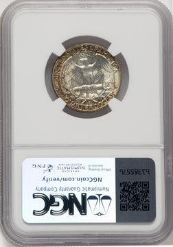 1953-D 25C CAC Washington Quarter NGC MS67+