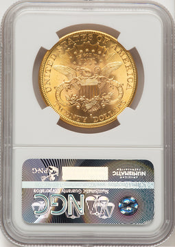 1892-S $20 Liberty Double Eagle NGC MS65