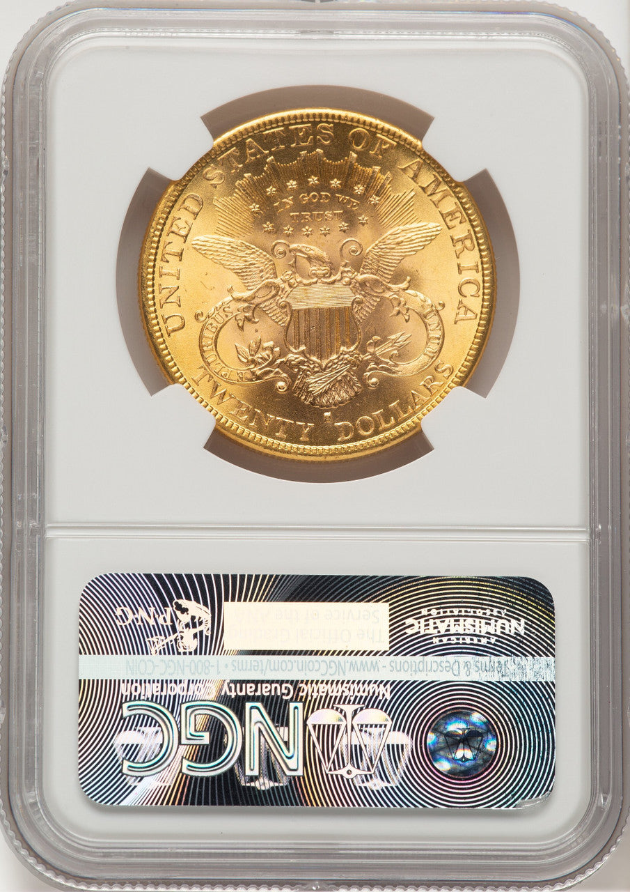 1892-S $20 Liberty Double Eagle NGC MS65