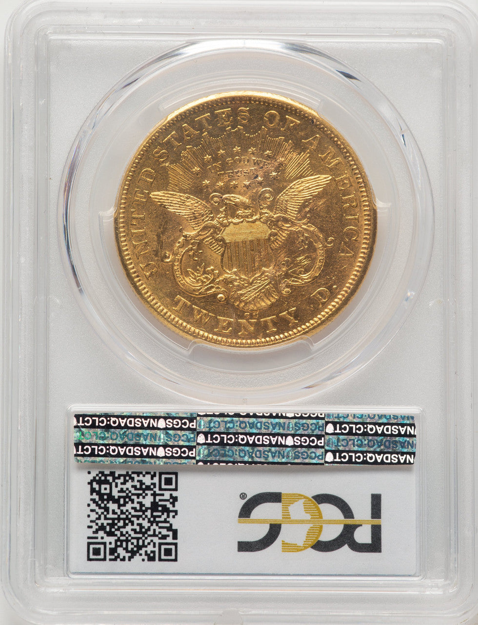 1874-CC $20 Liberty Double Eagle PCGS AU55