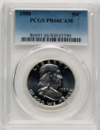 1950 50C CA Proof Franklin Half Dollar PCGS PR66