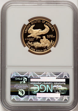 2011-W $25 Half-Ounce Gold Eagle Brown Label NGC PF70 (778213010)