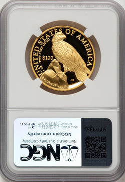 2023-W G$100 American Liberty High Relief FR Blue NGC PF70