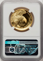 2019-W G$100 American Liberty High Relief Enhanced Kenneth Bressett Red Book NGC MS70