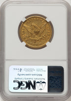 1851-O $10 Liberty Eagle NGC AU53
