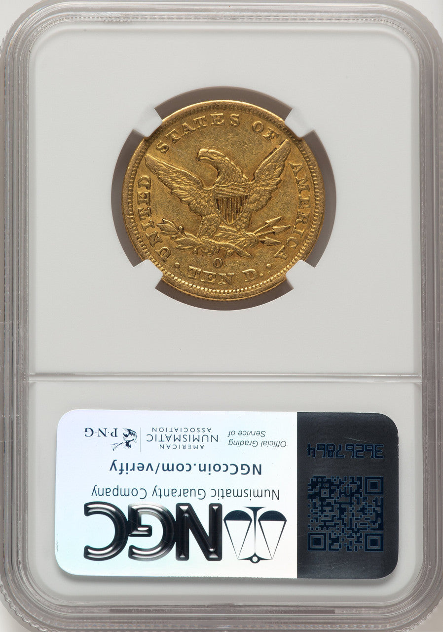 1851-O $10 Liberty Eagle NGC AU53