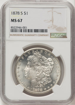 1878-S Morgan Dollar NGC MS67 (765339001)