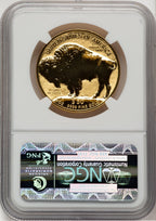 2013-W $50 One-Ounce Gold Buffalo Reverse Proof 100th Anniversary Bison Label NGC PF70