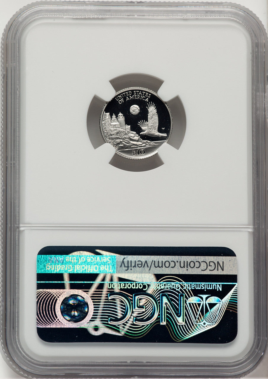 1998-W Platinum American Eagle 4-Coin Set NGC PF70 Mike Castle