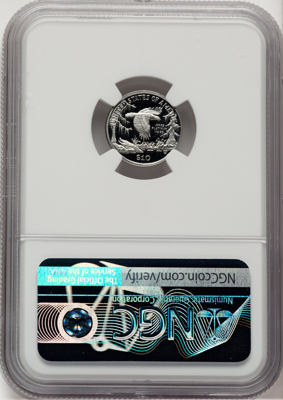 1999-W Platinum American Eagle 4-Coin Set NGC PF70 Mike Castle