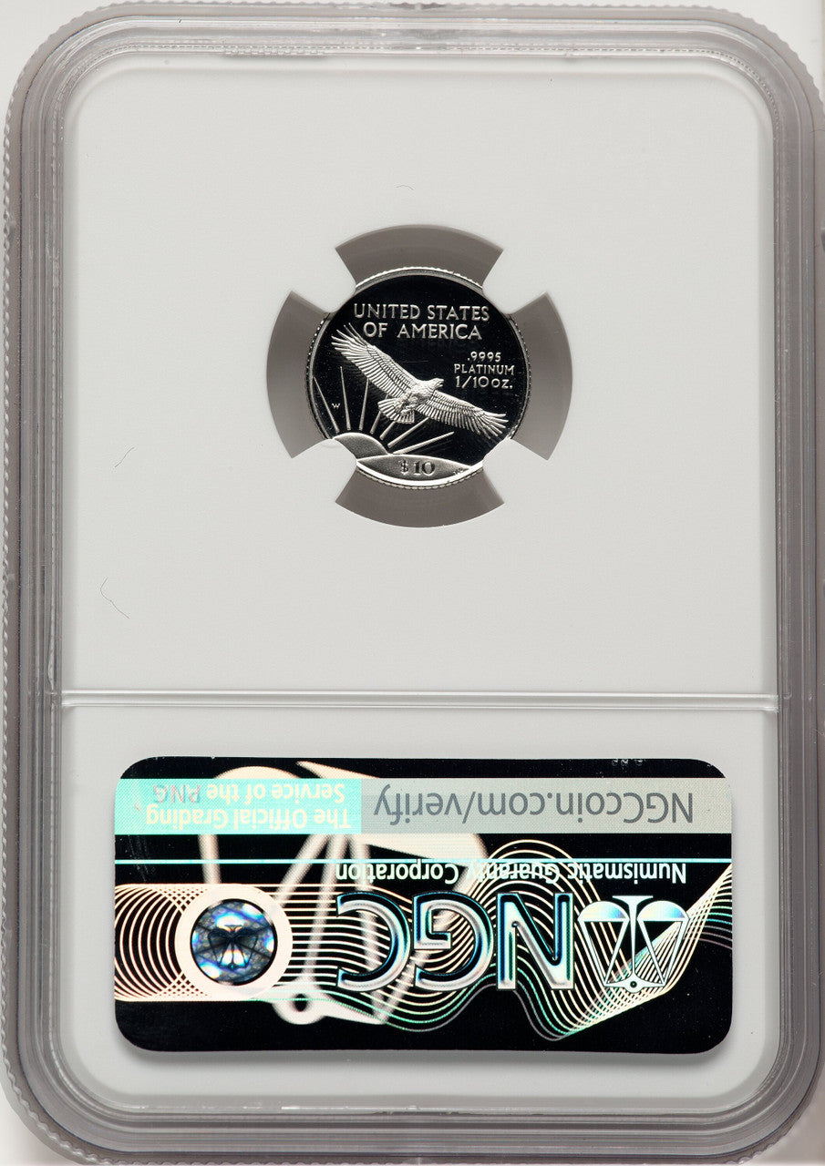 1997-W Platinum American Eagle 4-Coin Set NGC PF70 Mike Castle