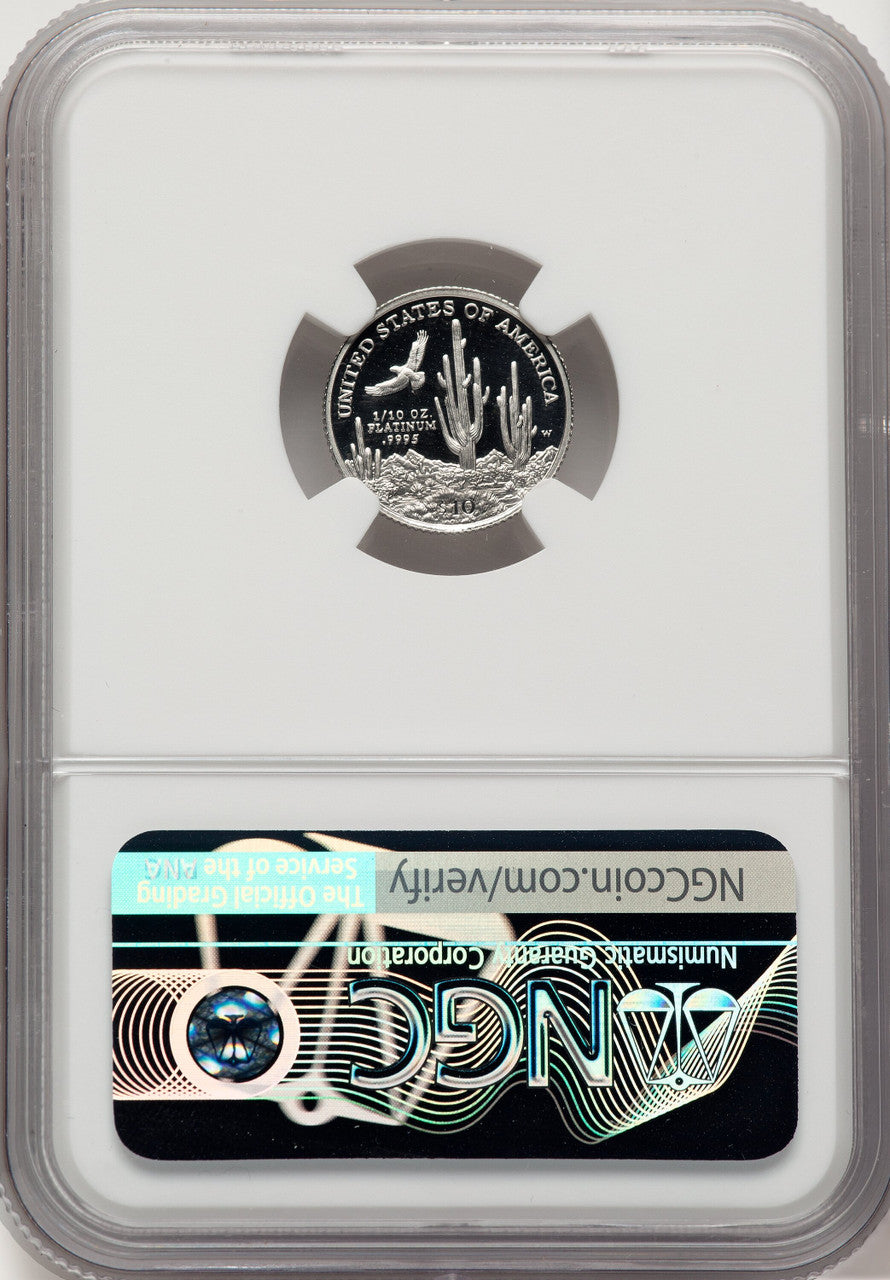 2001-W Platinum American Eagle 4-Coin Set NGC PF70 Mike Castle