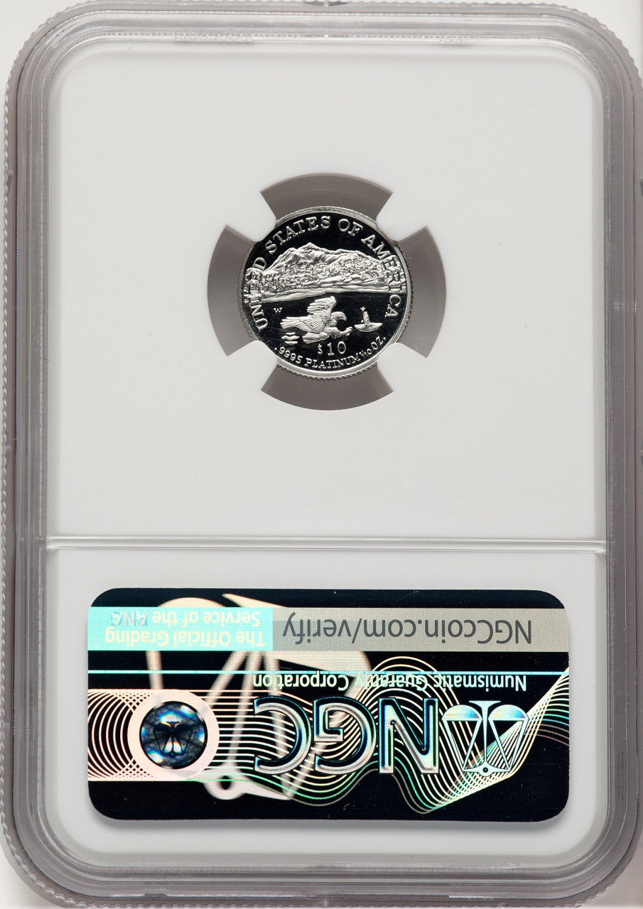 2002-W Platinum American Eagle 4-Coin Set NGC PF70 Mike Castle
