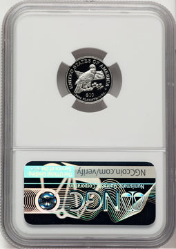 2003-W Platinum American Eagle 4-Coin Set NGC PF70 Mike Castle