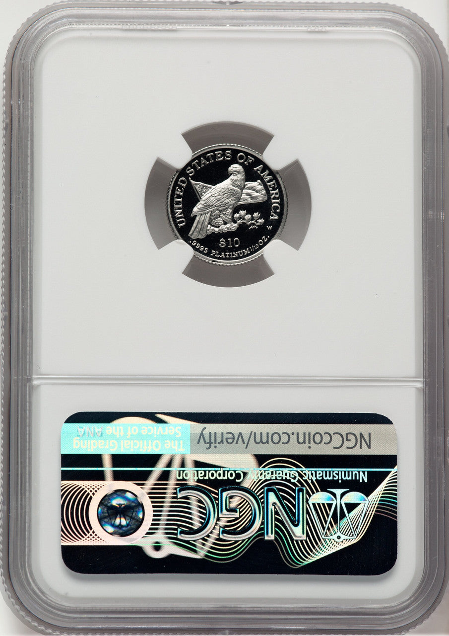 2003-W Platinum American Eagle 4-Coin Set NGC PF70 Mike Castle