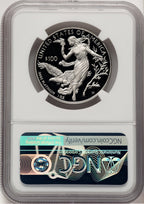 2016-W $100 One-Ounce Platinum Eagle First Strike ER Mike Castle NGC PF70