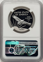 2017-W $100 One-Ounce Platinum Eagle Statue of Liberty 20th Anniversary Mike Castle NGC PF70 (771248012)