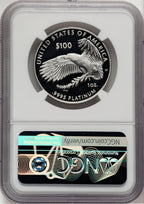 2022-W $100 One-Ounce Platinum Eagle Freedom of Speech FDI FDI Mike Castle NGC PF70