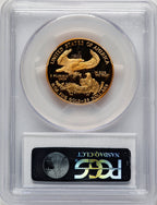1995-W $25 Half-Ounce Gold Eagle Blue Gradient PCGS PR70
