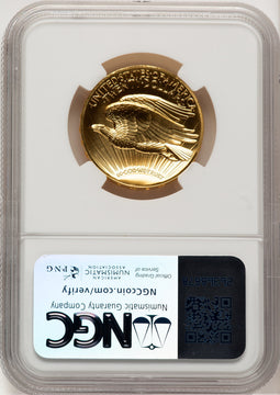 2009 G$20 Ultra High Relief Brown Label NGC MS70 (778263009)