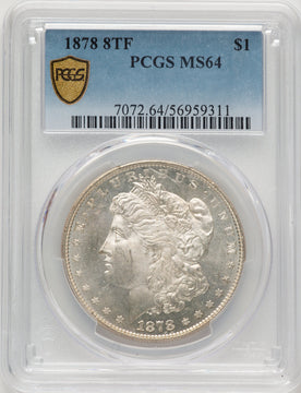 1878 8TF Morgan Dollar PCGS MS64 (775569002)