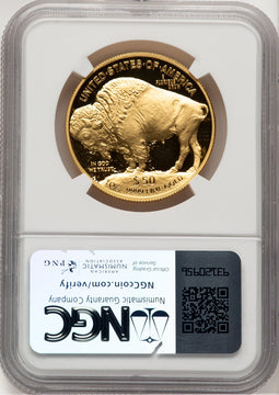 2021-W G$50 Gold Buffalo DCAM Brown Label NGC PF70 (777653002)