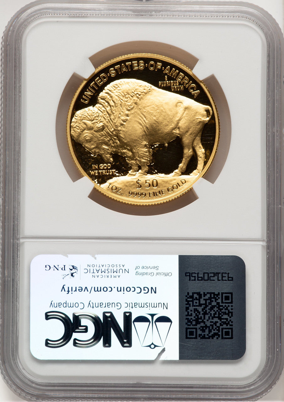 2021-W G$50 Gold Buffalo DCAM Brown Label NGC PF70 (777653002)