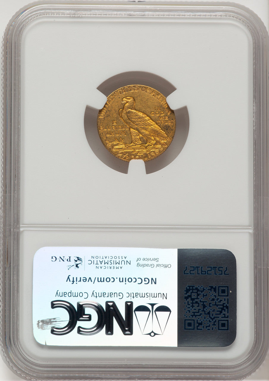1911-D $2.50 Indian Quarter Eagle NGC AU58 (776661002)