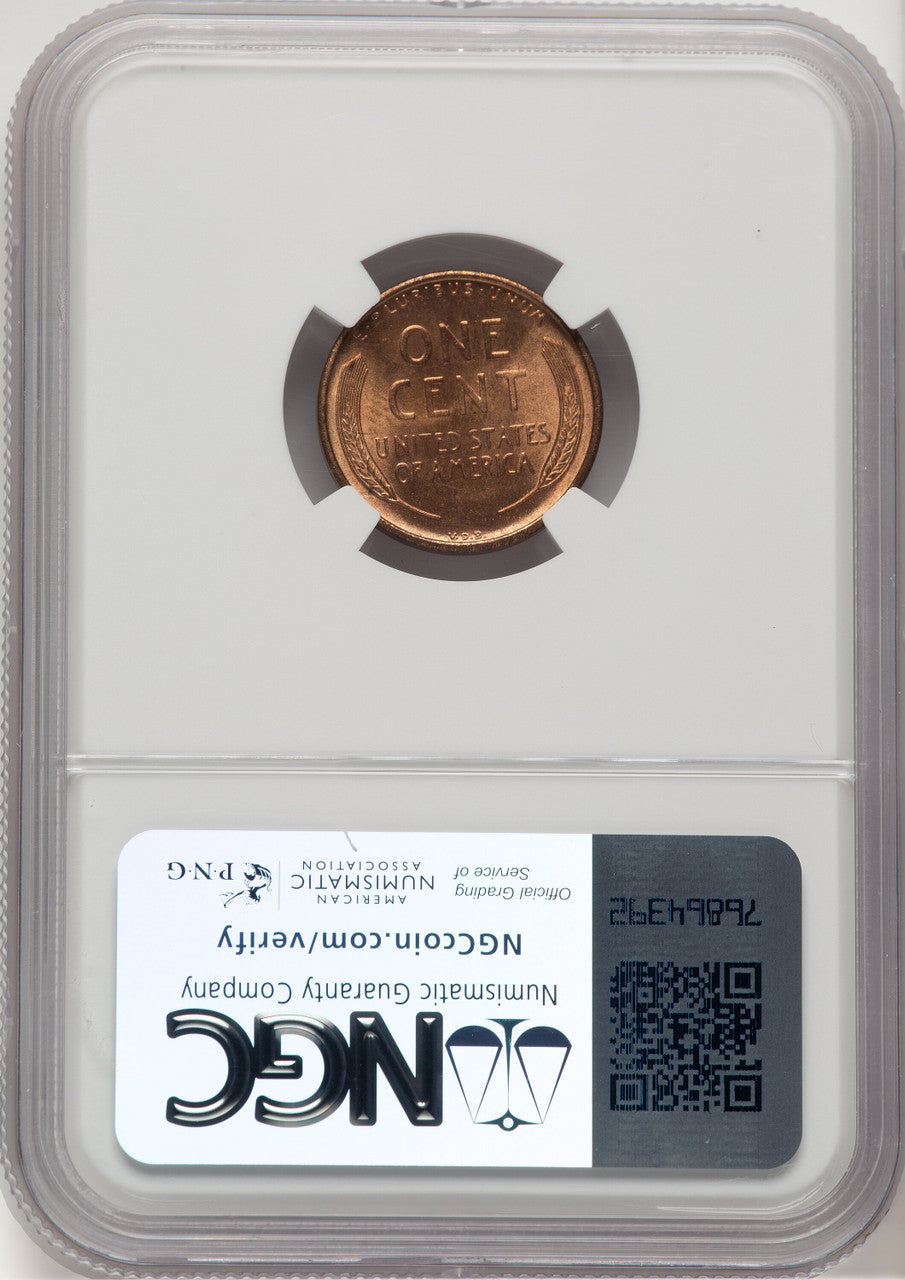 1909-S 1C VDB RD Lincoln Cent NGC MS64