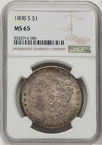 1898-S Morgan Dollar NGC MS65 (777428044)