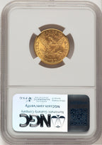 1901 $5 Liberty Half Eagle NGC MS65+ (777428036)